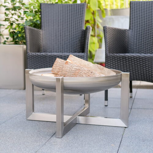 Ciotola di design in acciaio inox "Eccentric" con griglia girevole - Immagine 6