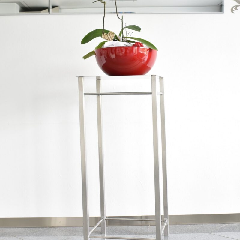 Table d'appoint en acier inoxydable