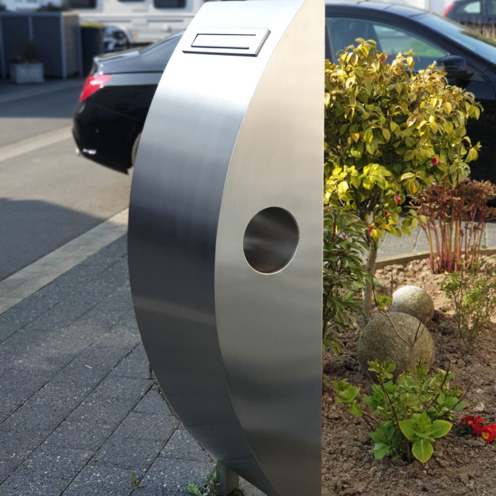 Edelstahl Briefkasten