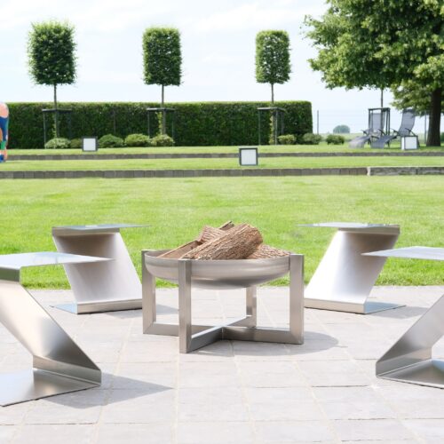 Ciotola di design in acciaio inox "Eccentric" con griglia girevole - Immagine 12