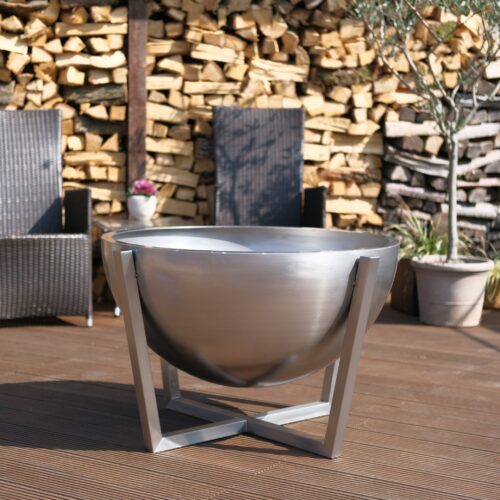 Designer Edelstahl Pflanzkübel "Diamant" – Bild 2