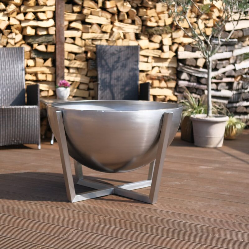 Designer Edelstahl Pflanzkübel "Diamant" – Bild 5