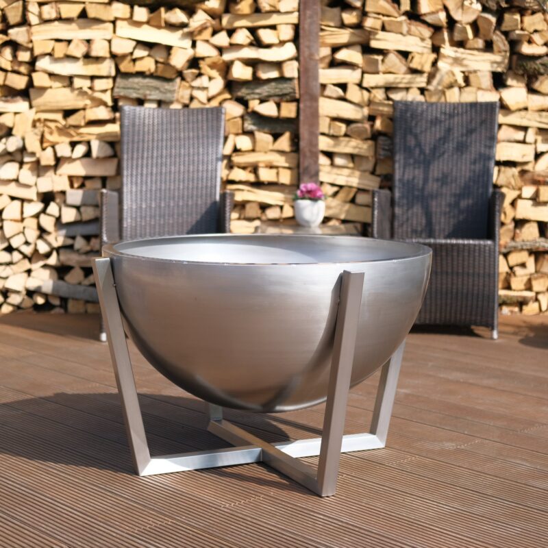 Designer Edelstahl Pflanzkübel "Diamant" – Bild 4
