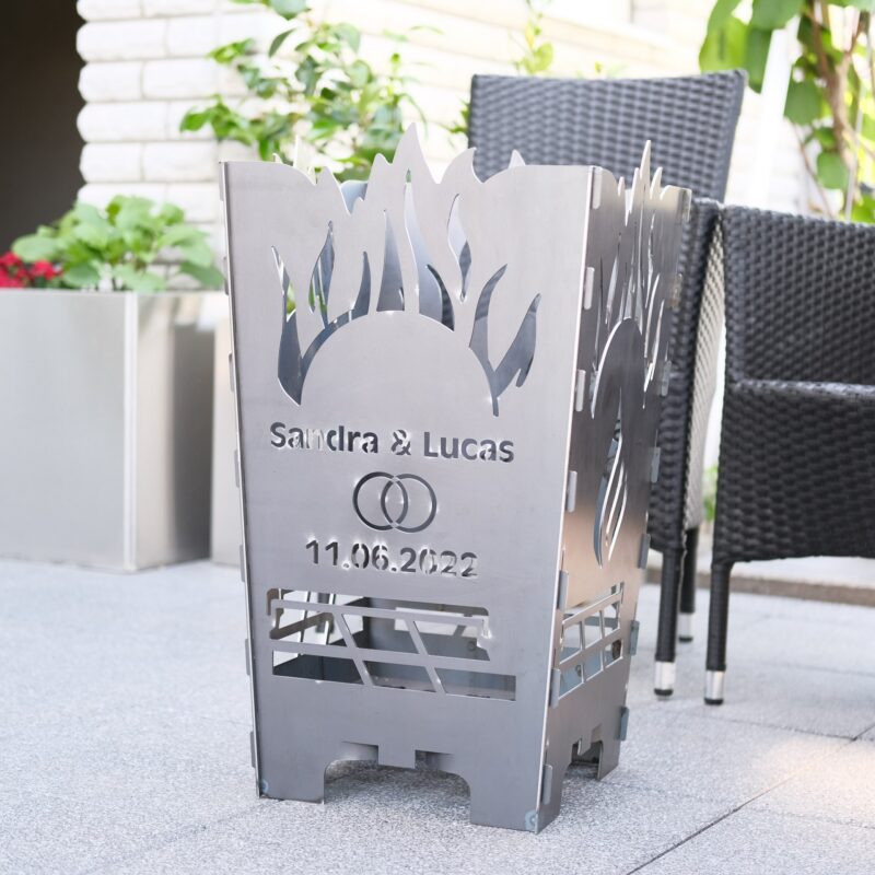 Hochzeit Feuerkorb "Ewigkeit" – Bild 3