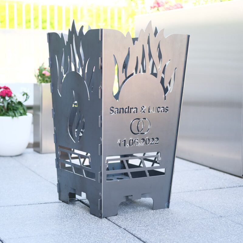 Hochzeit Feuerkorb "Ewigkeit" – Bild 6