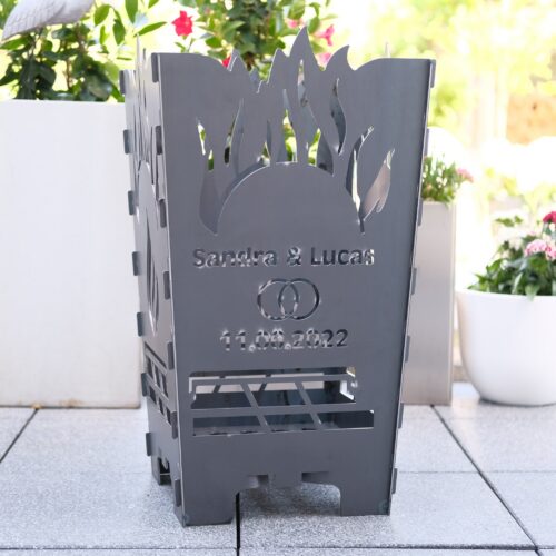 Cesta de fuego para bodas "Eternidad" - foto 8