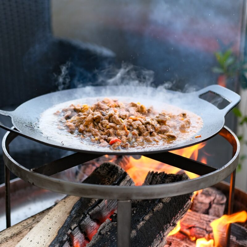Gusseisen Wok