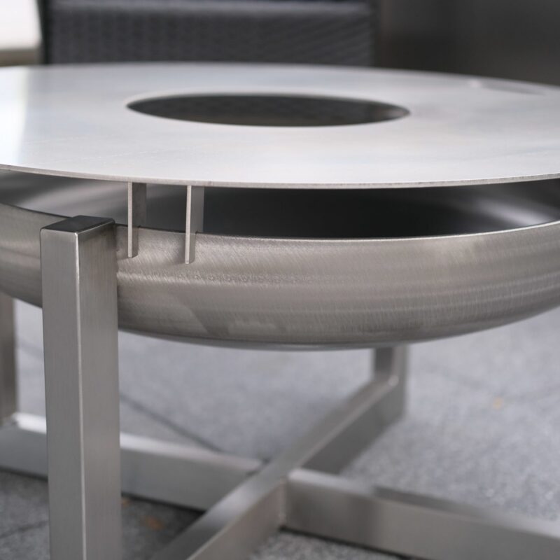 4x Edelstahl Abstandshalter für Grillring – Bild 2