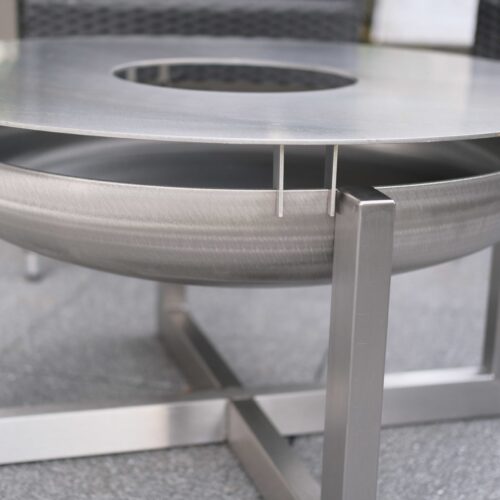 4x Edelstahl Abstandshalter für Grillring