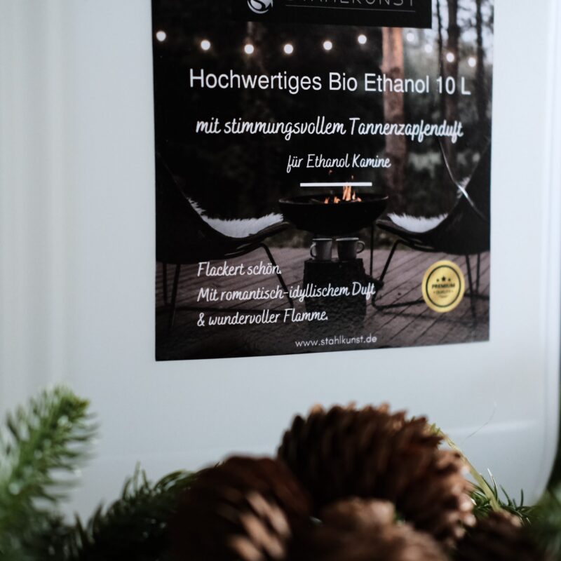 10 liter premiumbioetanol med romantisk doft av kottar - bild 2