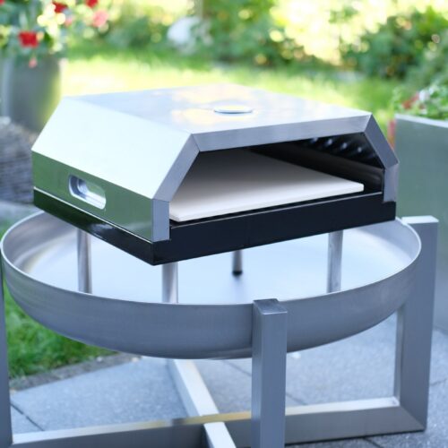 Stainless steel pizza oven for fire bowls - Image 11