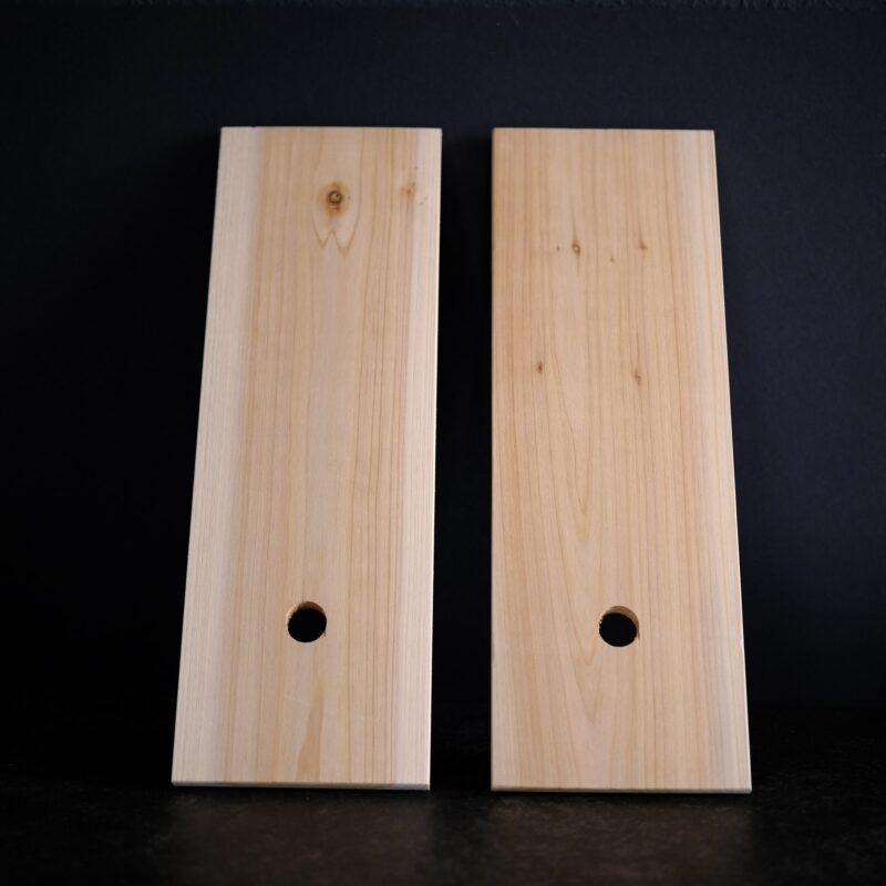 Flammlachsbrett 2x Holz-Ersatzbretter