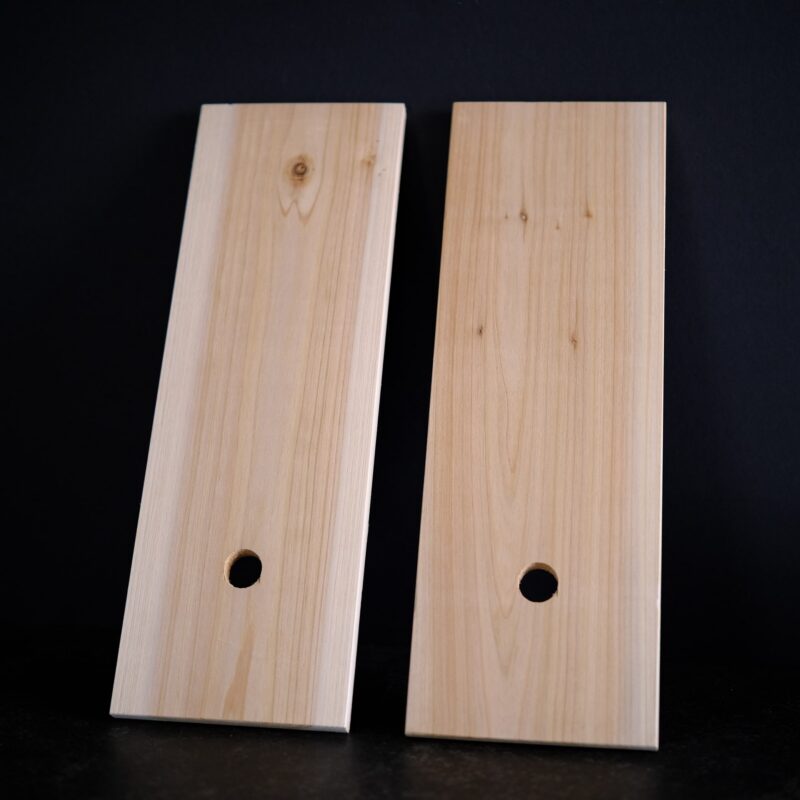 Flammlachsbrett 2x Holz-Ersatzbretter – Bild 2