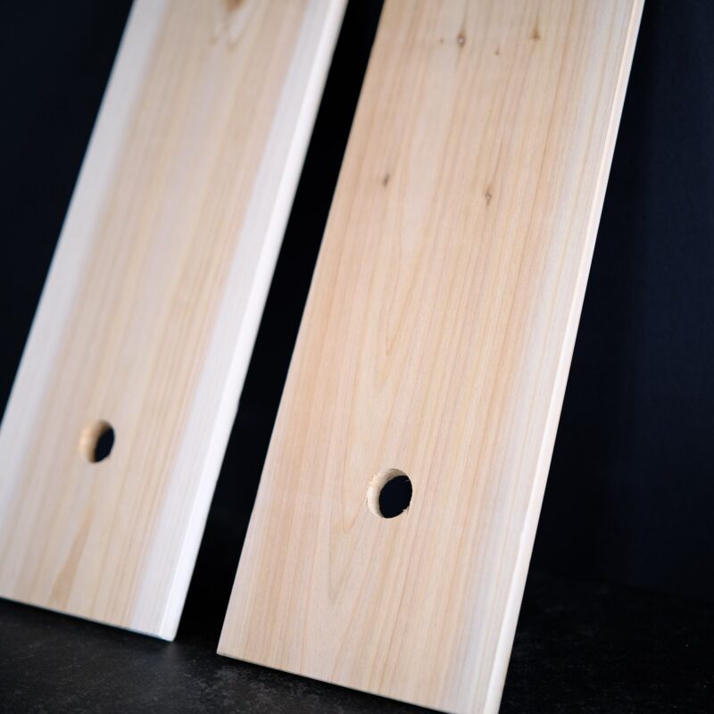 Flammlachsbrett 2x Holz-Ersatzbretter – Bild 3