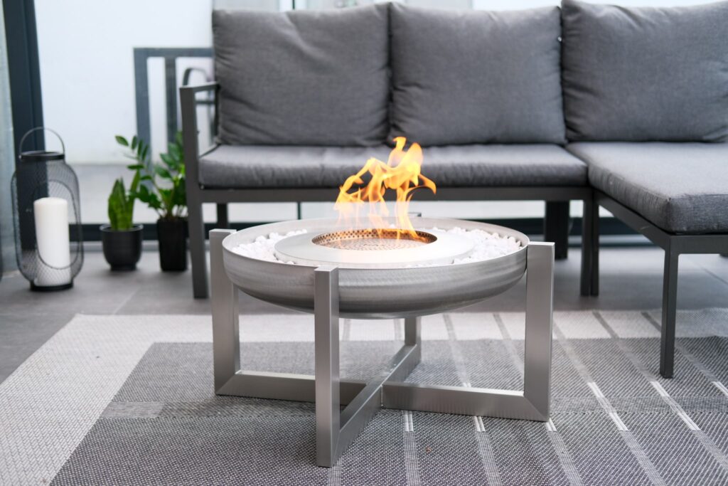 Design Ethanol Feuerschalen-Kamin "Exzentrik"