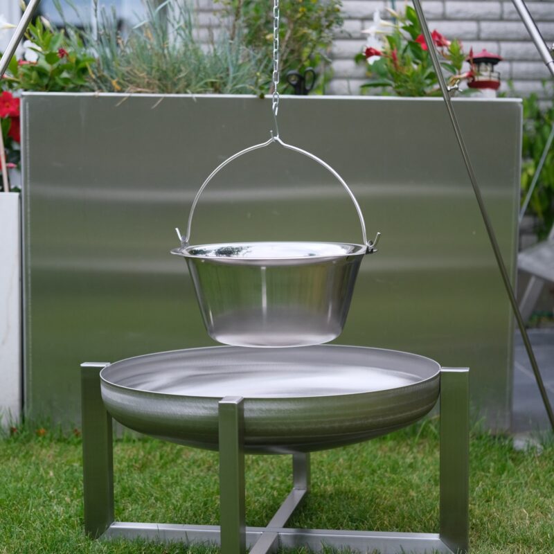 Edelstahl Gulaschkessel 10 L