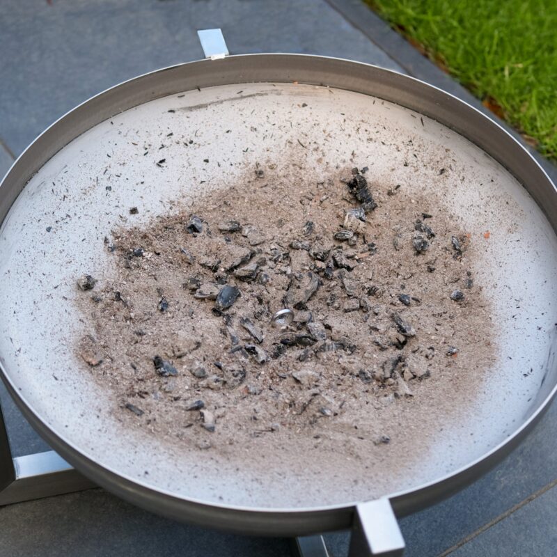 Edelstahl Asche-Auffangschale (zum Reinlegen) – Bild 8