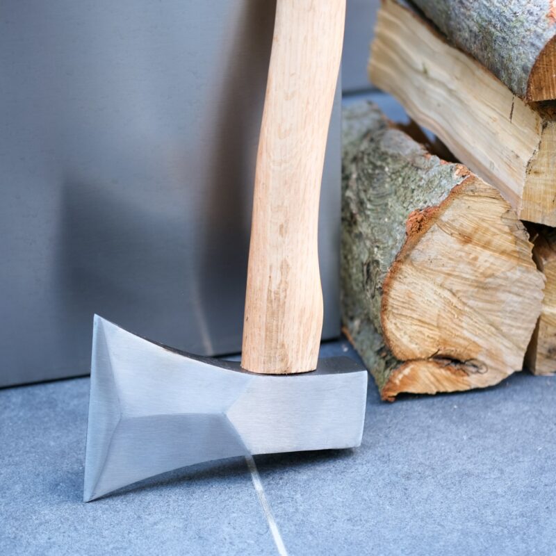 Stahl Handaxt für Brennholz – Bild 3