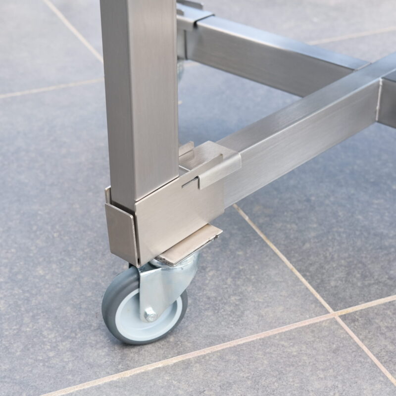Edelstahl Rollensystem mit Basisrahmen (flexibel abnehmbar) – Bild 4