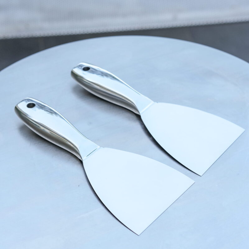 Edelstahl Set 2x Grillspachtel – Bild 2