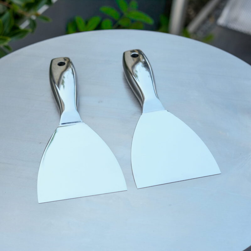 Edelstahl Set 2x Grillspachtel – Bild 3