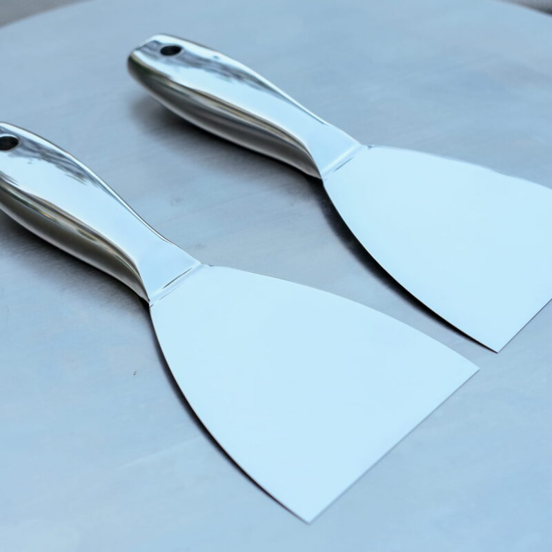 Edelstahl Set 2x Grillspachtel – Bild 4