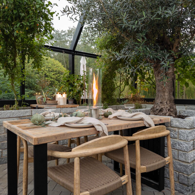 Design ethanol table fireplace "Kristallfeuer" table fire - picture 3