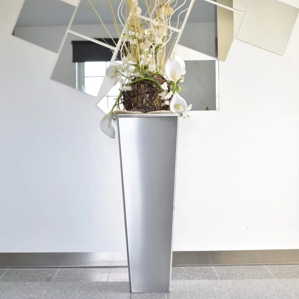 Edelstahl Pflanzkübel "Eleganz"