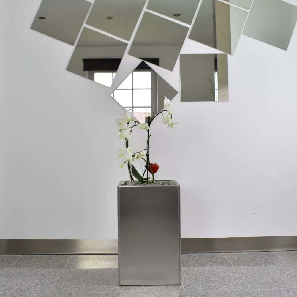 Pflanzkübel Edelstahl